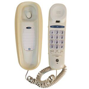 GE Touchtone White Desk or Wall Mount Landline Telephone. Model No. 29255GE1-B